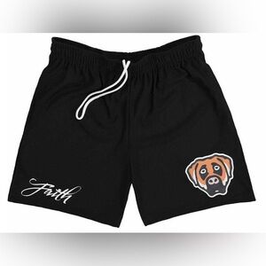 Bravest Studios x Victor Faith Shorts in Black